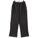 【中古】美品 山内 ヤマウチ パジャマパンツ 25169 ウールメッシュクロス charcoal brown SP100 キッドモヘア 日本製 ブラウン 3イージーパンツメンズ 71012974