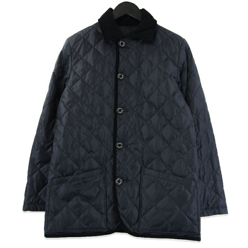 【美品】マッキントッシュ キルティングポンチョ 黒 36 18000725.jpg