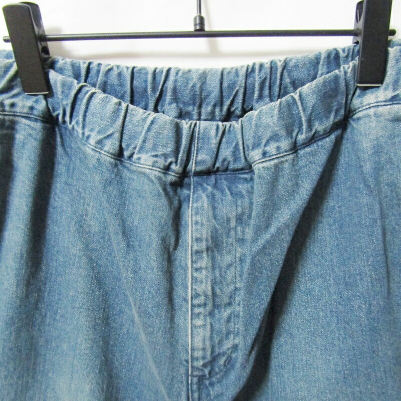 【中古】未使用 JIEDA ジエダ デニムパンツ Jie-25S-PT02 PARACHUTE DENIM PANTS ルーズシルエット パラシュート インディゴ 1 タグ付きメンズ 27110636
