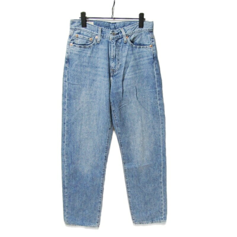 【中古】美品 Levis リーバイス デニムパンツ PC9-29037-0085 568 ルーズストレート リネン混紡 インディゴ 28メンズ 27110908