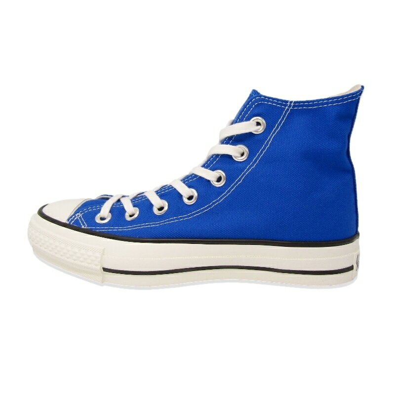 【中古】美品 CONVERSE コンバース 4 CANVAS ALL STAR J HI 日本製 オールスター ハイカット 23cm MADE IN JAPAN レディース ブルー スニーカー 18000919