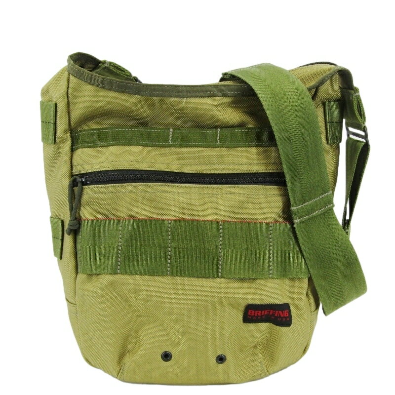 【中古】BRIEFING ブリーフィング ショルダーバッグ BRF032219 DAY TRIPPER デイトリッパー バリスティックナイロン カーキ バッグ 鞄 24005270