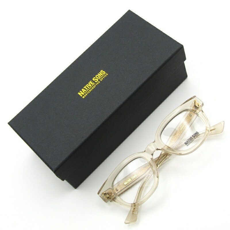 NATIVE SONS Owsley サングラス イエロー 値下げ NATIVE SONS / guerrero ライトカラーレンズサングラス入荷 木村