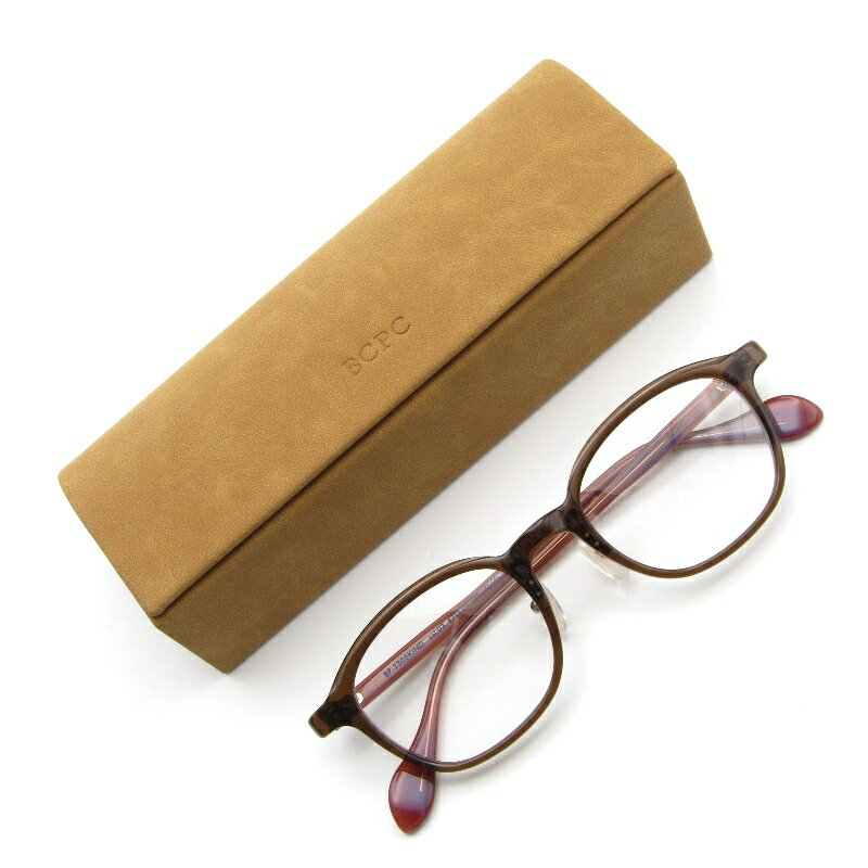【中古】未使用 BCPC ベセペセ メガネフレーム BP-3305 KIND 日本製 カインド スクエア ブロウライン 0..