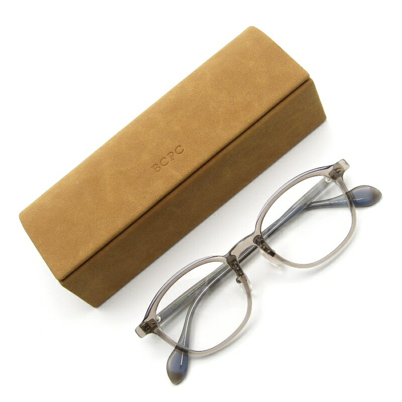 【中古】未使用 BCPC ベセペセ メガネフレーム BP-3305 KIND 日本製 カインド スクエア ブロウライン 0..