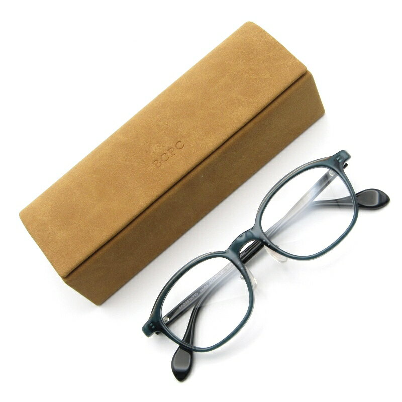 【中古】未使用 BCPC ベセペセ メガネフレーム BP-3305 KIND 日本製 カインド スクエア ブロウライン 0..