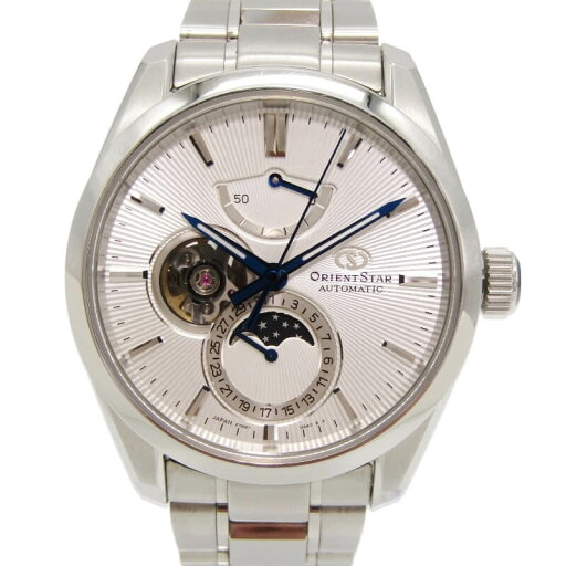 【中古】ORIENT STAR オリエント スター コンテンポラリー RK-AY0002S 自動巻き ムーンフェイズ F7M6-UAA0 41mm SS 日本製 シルバー メカニカル パワーリザーブ メンズ 腕時計 28011019 【中古】ORIENT STAR オリエント スター コンテンポラリー RK-AY0002S 自動巻き ムーンフェイズ F7M6-UAA0 41mm SS 日本製 シルバー メカニカル パワーリザーブ メンズ 腕時計 28011019