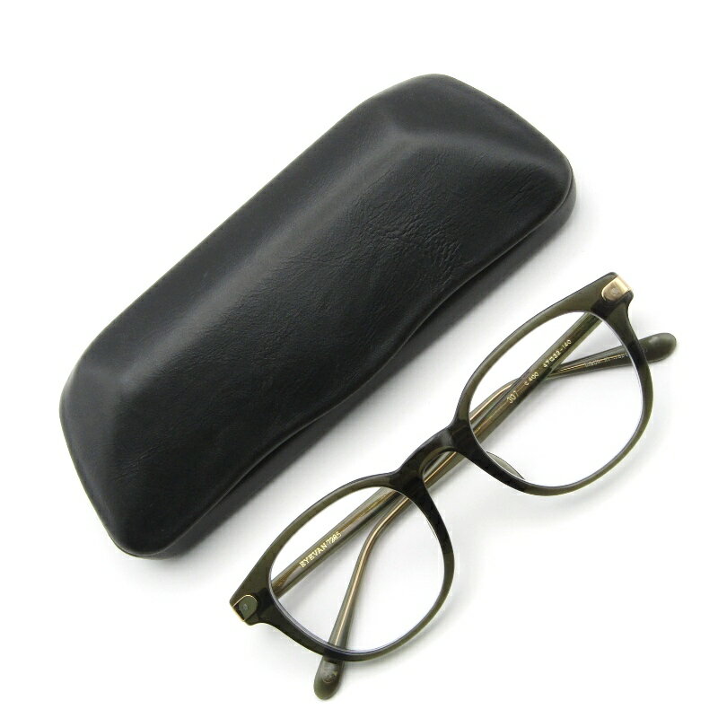 【中古】EYEVAN7285 アイヴァン7285 メガネフレーム MODEL.307 日本製 ウェリントン 1PINカシメ 1STコ..