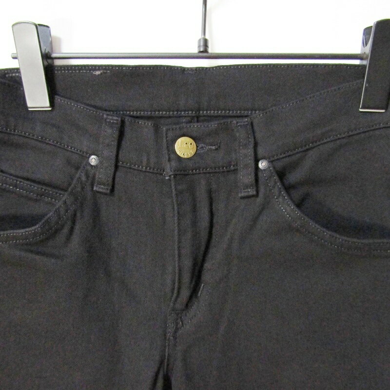 【中古】美品 Lee リー スキニーパンツ LM0303 ストレッチ スキニー 日本製 ブラック 黒 XSメンズ 27111503