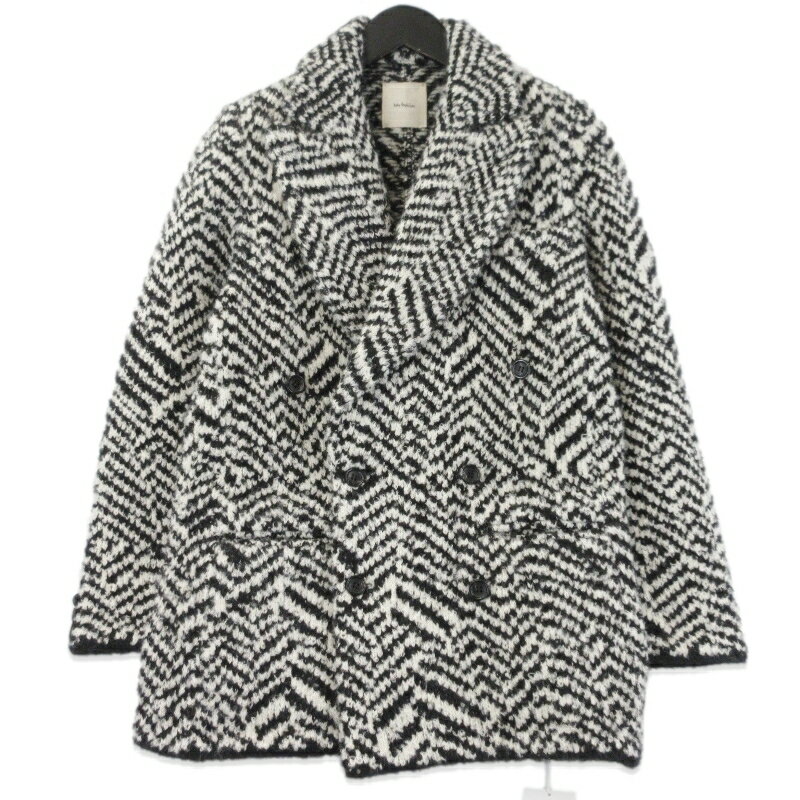 樂天商城 - 【中古】未使用 Kota Gushiken コウタグシケン ヘリンボーンジャケット 24AW KGAW24-K01 Hand Drawn White Black 1 タグ付き Herringbone Double Waist Jacket レディース 日本製 70017101