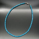 【中古】Navajo ナバホ族 ネックレス ブルーリッジ ターコイズ ナバホ メンズ レディース インディアンジュエリー シルバー 28011048