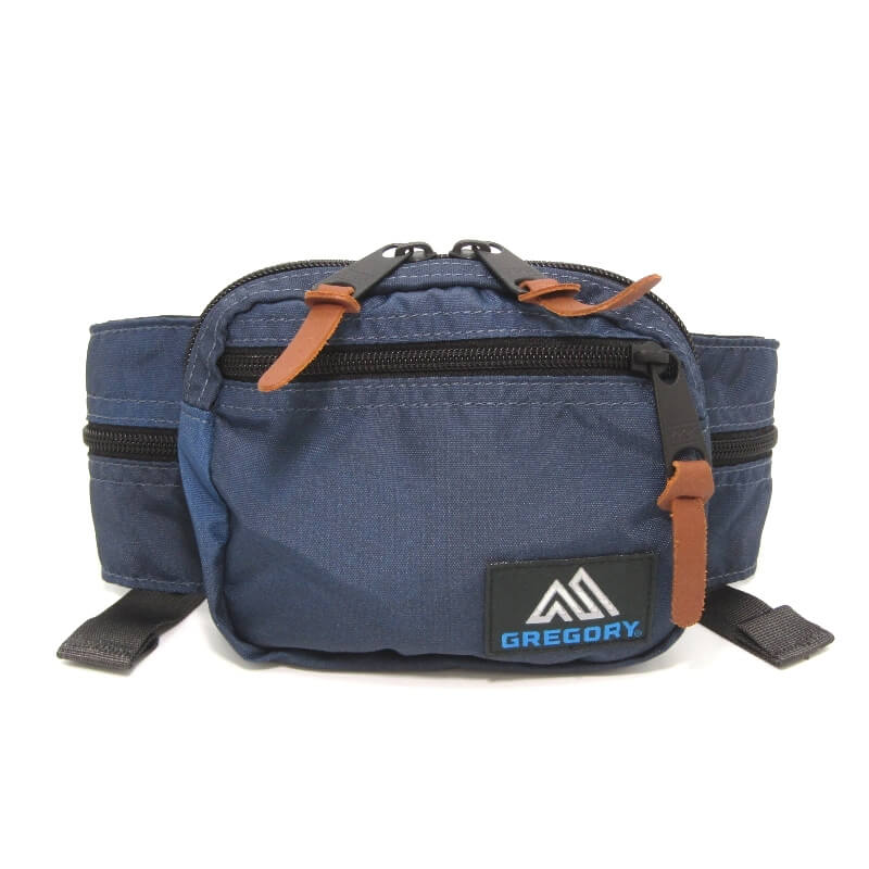 【中古】美品 GREGORY グレゴリー ウエストバッグ BEAMS BOY別注 VINTAGE HIP MATE ヒップメイト 色ムラ加工 ウエストポーチ ネイビー ビームスボーイ バッグ 鞄 28011086