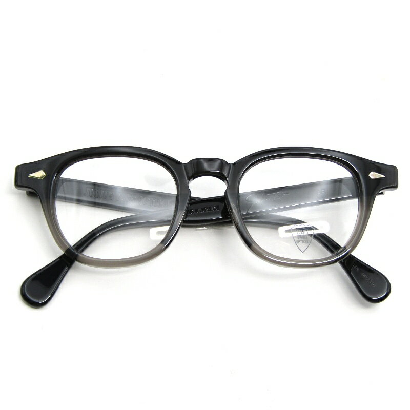 【中古】未使用 JULIUS TART OPTICAL ジュリアスタートオプティカル メガネフレーム AR 46-22 PL-002Bb 日本製 DARK BLACK FACEエーアール ボスリントン ボストン/ウェリントン アーネル復刻 メガネ 眼鏡 サングラス 65008949
