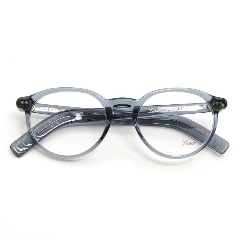 【中古】未使用 Lunor ルノア メガネフレーム A6 Mod.249 ドイツ製 パント ボストン アセテート 41 ダ..