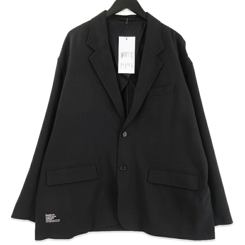 【中古】美品 FreshService フレッシュサービス FULFLAN CLASSIC JACKET FSC253-20121 テーラードジャケット ブラック 黒 M タグ付きメンズ 71013944