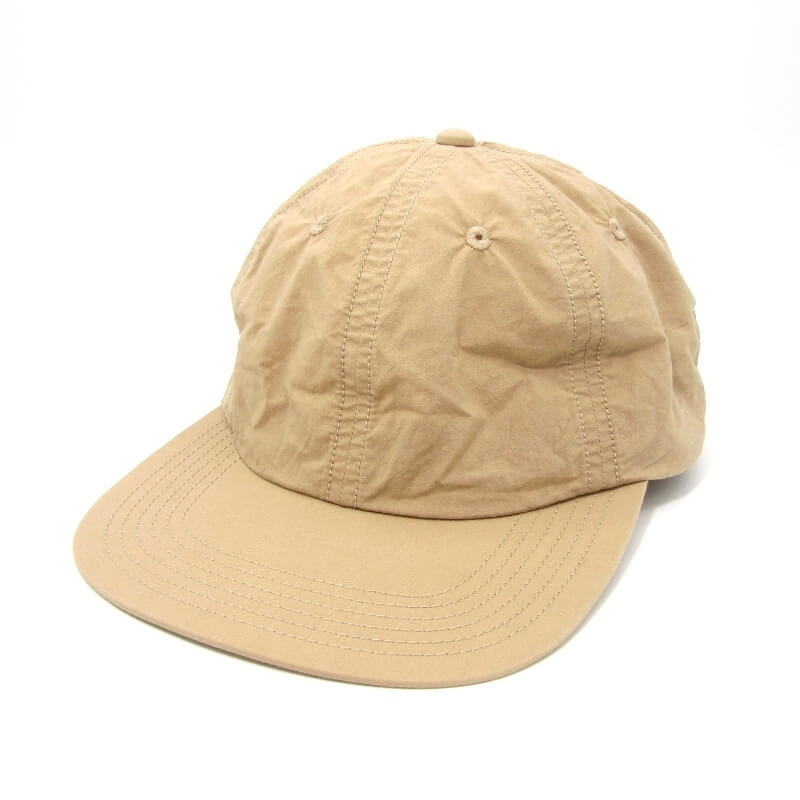 樂天商城 - 【中古】美品 OVY オヴィ キャップ Nylon Rip Stop Shirring 6Panel Cap ナイロン リップストップ 6パネル 日本製 ベージュ 帽子 28011193