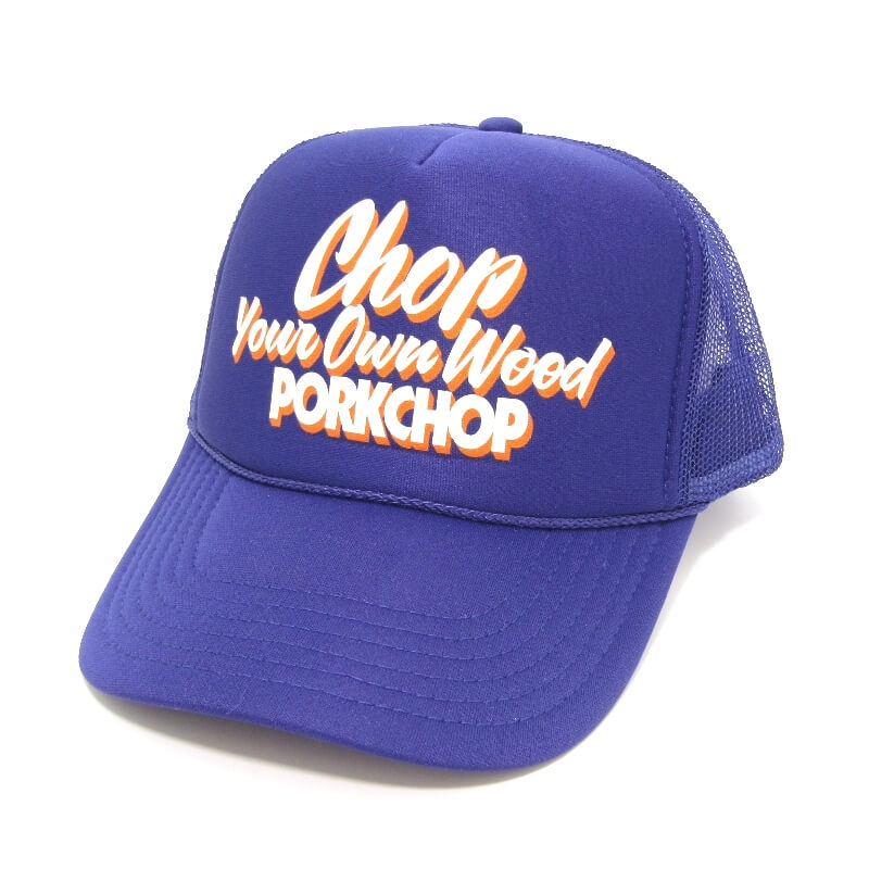 【中古】PORKCHOP GARAGE SUPPLY ポークチョップ メッシュキャップ OTTO P CHOP YOUR OWN WOOD CAP ユ..