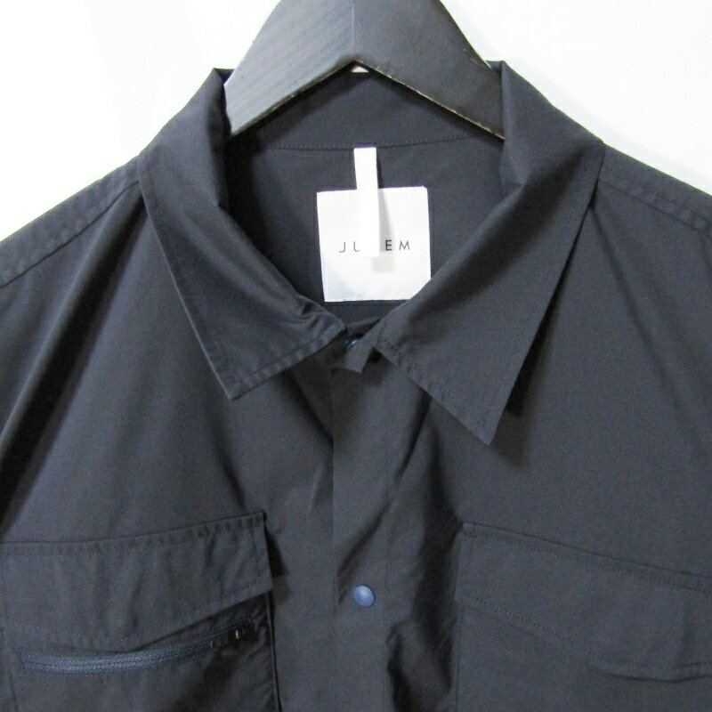 【中古】美品 JUGEM ジュゲム 長袖シャツ 1D2-3-007-0054 CARRY TECH FIELD SHIRT フィールドシャツ ネイビー Lメンズ 27111689