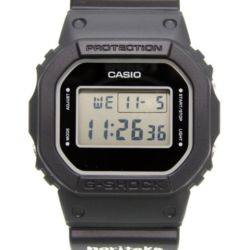 【中古】美品 CASIO G-SHOCK Gショック DW-5600X 木梨憲武 REACH OUT 本体のみ TOUCH 限定コラボ 2025年 木梨憲武展 ブラック 黒 デジタル カシオ 腕時計 28011267