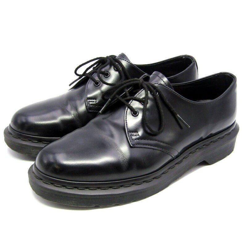 【中古】Dr.Martens ドクターマーチン UK6 3ホールシューズ 1461 MONO ギブソン プレーントゥ スムース..