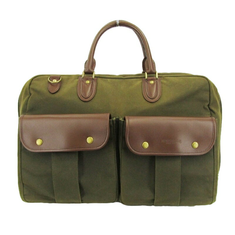 【中古】Silver Lake Club シルバーレイククラブ ボストンバッグ 234353 ワックスコットン 2WAY ショル..