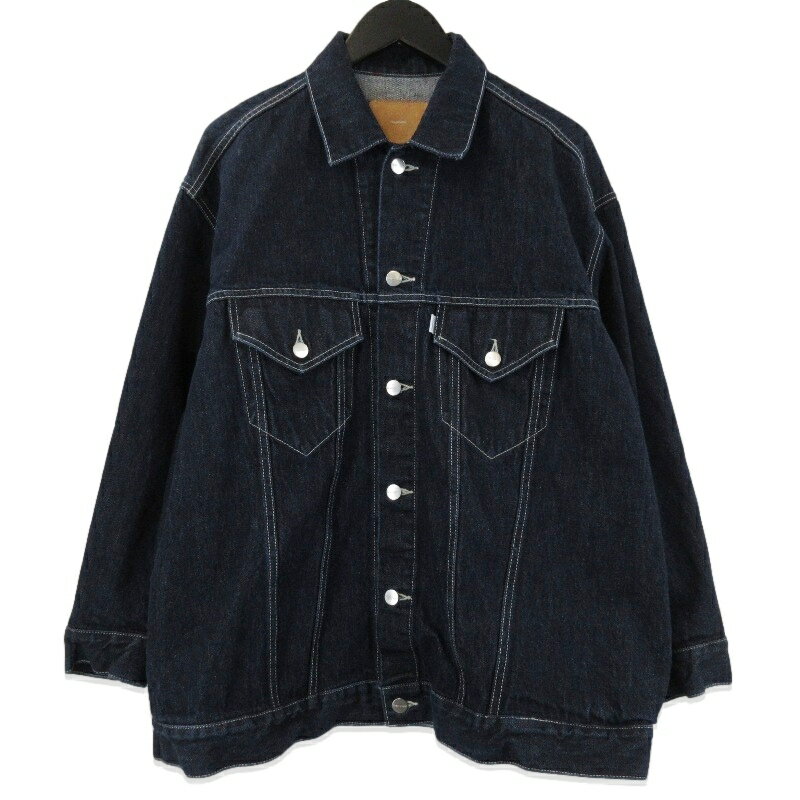 【未使用】グラフペーパー テーラードジャケット ウール メンズ 1 ブラック Graphpaper (グラフペーパー) Scale Off Wool Jacket / スケールオフ