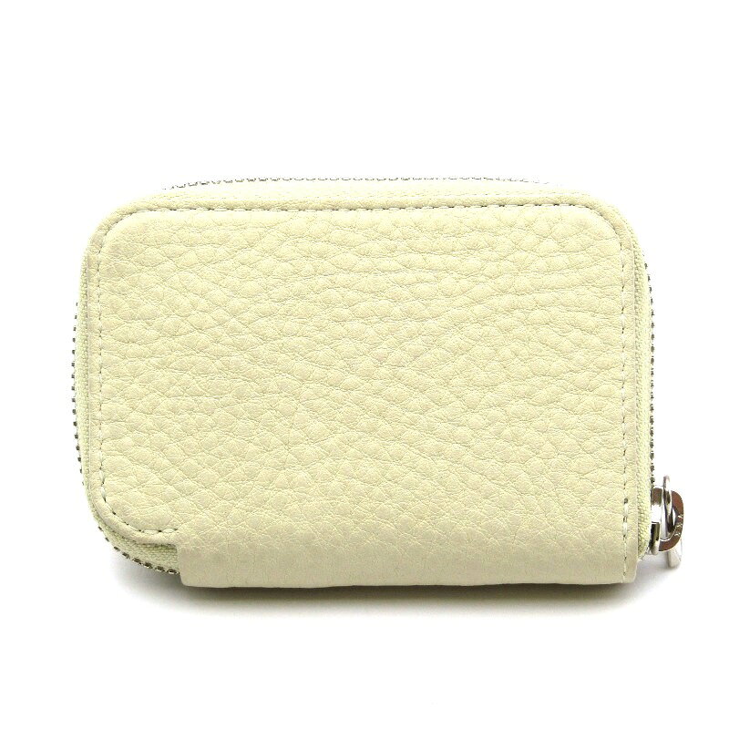 樂天商城 - 【中古】美品 ITTI × MANOF イッチ マノフ ミニ財布 CRISTY COIN WALLET クリスティ コイン コンパクトウォレット アイボリー レザー 24005767