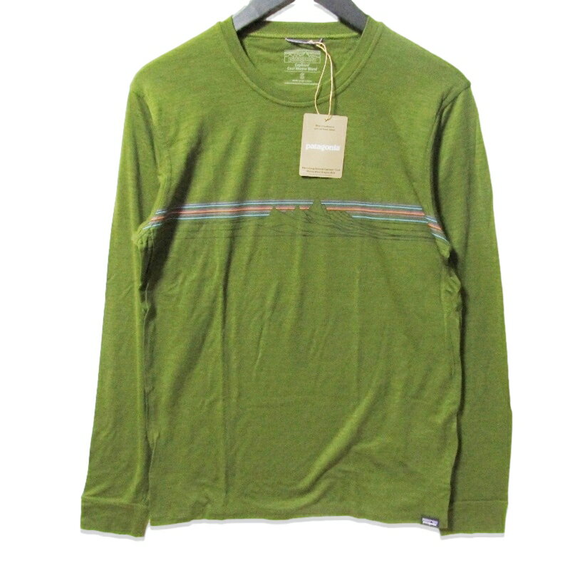 樂天商城 - 【中古】未使用 patagonia パタゴニア Long Sleeved Capilene Cool Merino Graphic Shirt 44600 長袖Tシャツ 25AW グリーン Sメリノウールメンズ 27112062