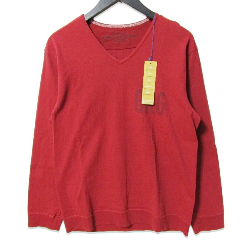 樂天商城 - 【中古】未使用 GERUGA ゲルガ Vネック 長袖Tシャツ GR-C-151A V-NECK HEAVY LONG-SLEEVE C-T シームレス DEEP-RED 3メンズ 27112237