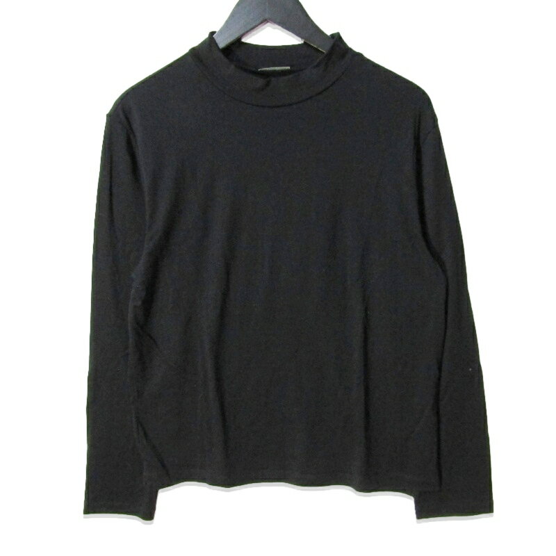 樂天商城 - 【中古】美品 nomiamo ノミアーモ モックネックニット nom-14 長袖Tシャツ ウール 日本製 ブラック 黒 1メンズ 27112240