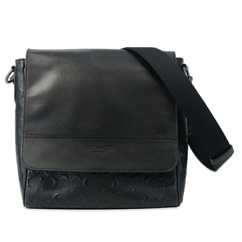 樂天商城 - 【中古】COACH コーチ ショルダーバッグ 4006 シグネチャー レザー ヒューストン マップ バッグ ブラック 黒 バッグ 鞄 61004465