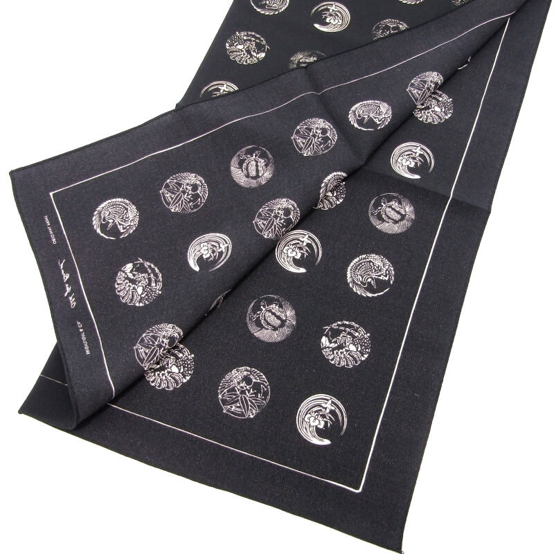 ����š�̤���� OLD JOE&Co. ������ɥ��硼 �Х���� ���륯 251OJ-AC01 FADED SILK BANDANA �֥�å� �� 28011701