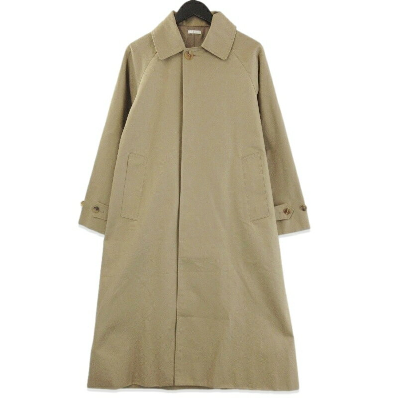 乐天商城 - 【中古】LENO リノ BAL COLLAR COAT L2001-C0001 バルカラーコート ステンカラーコート コットン ベージュ 0メンズ 71014828