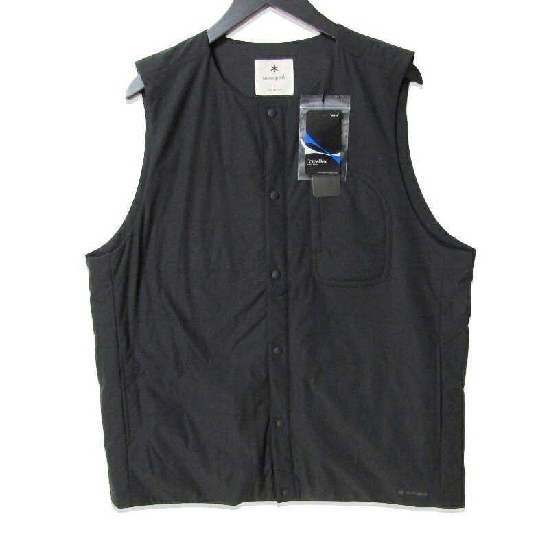 【中古】美品 snow peak スノーピーク 中綿ベスト SW-24SU004 Flexible Insulated Vest ポリエステル ブラック 黒 Lメンズ 27112520