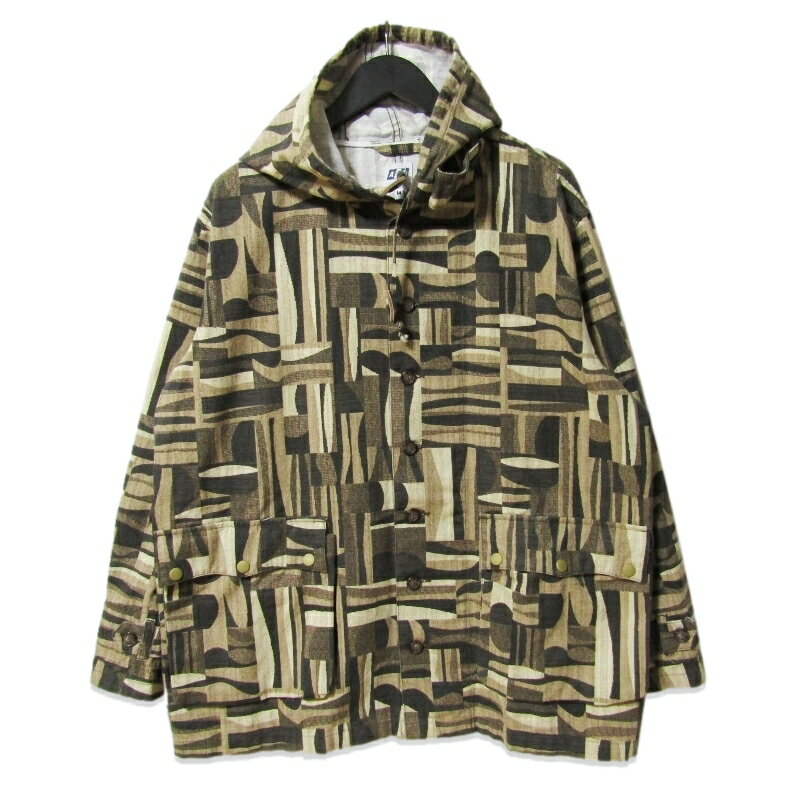 樂天商城 - 【中古】AiE エーアイイー クレージーパーカー 総柄 Krazy Parka Cotton コットン USA製 ブラウン Mメンズ 27112527