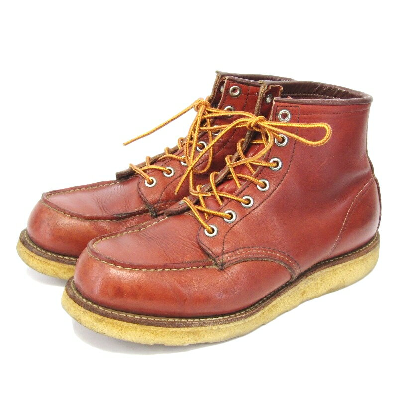 【中古】REDWING レッドウィング US8.5E 26.5cm モックトゥ 8875 四角犬タグ 1998年製 90s 90年代 裏ス..