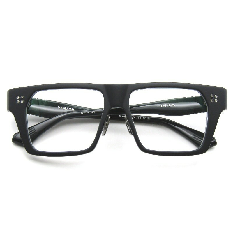 BURBERRY - 【中古】美品 DITA ディータ メガネフレーム VENZYN DTX720-A-03AF 日本製 ベンジン ウェリントン 多角形 Matte Black メガネ 眼鏡 サングラス 65009645
