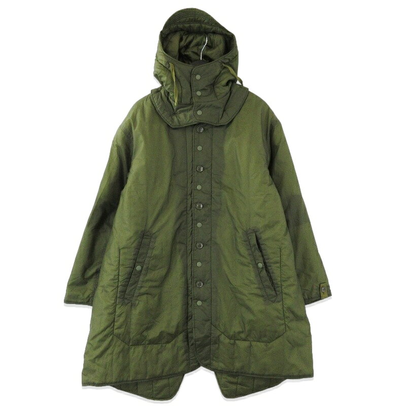 樂天商城 - 【中古】美品 ENGINEERED GARMENTS エンジニアドガーメンツ ライナージャケット Nylon Micro Ripstop 21AW LINER JACKET オリーブ Sナイロン リップストップ 中綿 USA製メンズ 71014875
