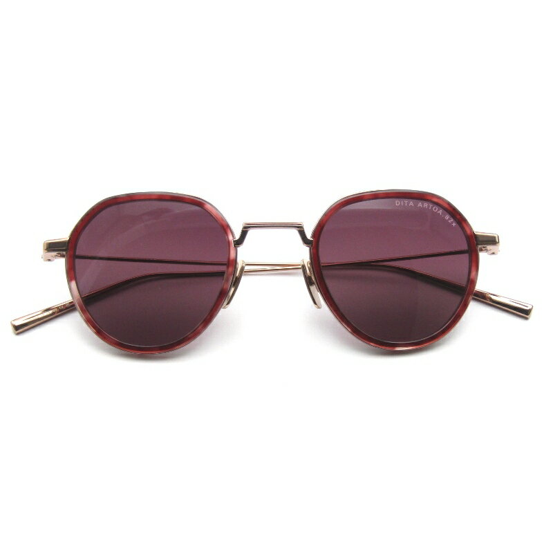 【中古】美品 DITA ディータ サングラス ARTOA.82x DTS475-A-03 日本製 アルトア クラウンパント Rose ..