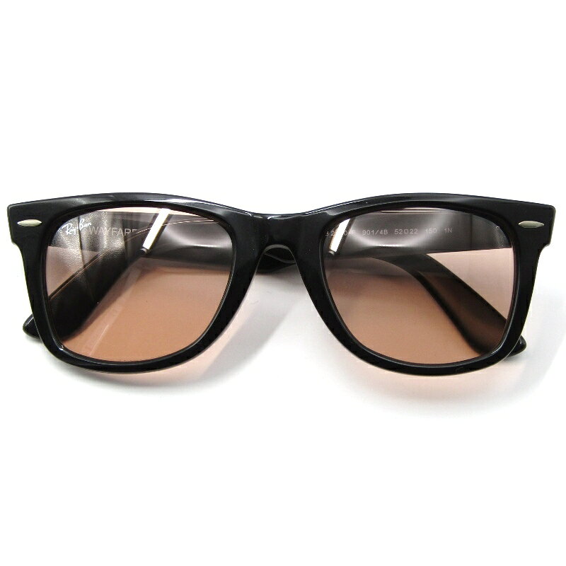 樂天商城 - 【中古】Ray-Ban × TAKUYA KIMURA レイバン 木村拓哉 サングラス RB2140-F WAYFARER イタリア製 ウェイファーラー 901/4B ブラックフルフィット ウェリントン アジアンフィット WASHED LENSES ピンク メガネ 眼鏡 サングラス 61004716