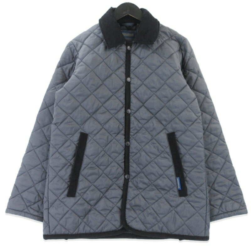 樂天商城 - 【中古】LAVENHAM ラベンハム キルティングジャケット SHIPS別注 KEDINGTON 114-18-0052 中綿 ケディントン ブラック 黒 S メンズ 99000376