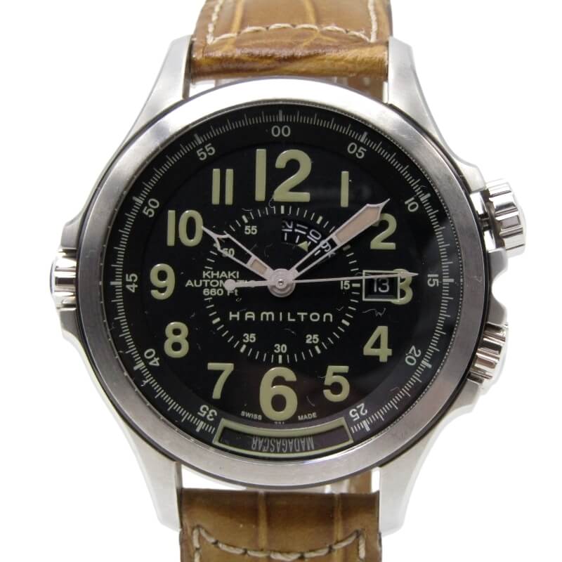 【中古】HAMILTON ハミルトン カーキ コンサベーション H775650 自動巻き オート 本体のみ 社外ベルト KHAKI CONSERVATION ブ...