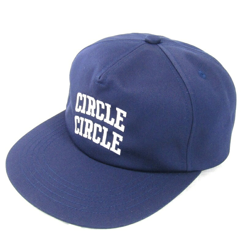 樂天商城 - 【中古】美品 CIRCLE CIRCLE サークルサークル キャップ CC-ACCCP-010RCL CC COLLEGE LOGO OG 5 PANNEL CAP カレッジロゴ ネイビー F 5パネル 帽子 90010067