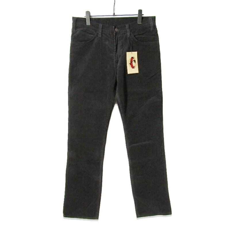 樂天商城 - 【中古】未使用 JELADO ジェラード コーデュロイパンツ JP02319 319 Corduroy Pants ピーナツ 日本製 ブラック 黒 34メンズ 27112701