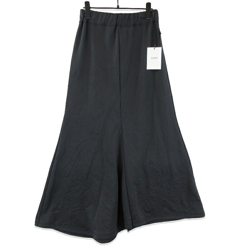 Rakuten - 【中古】未使用 UJOH ウジョー Flare Long Skirt U751-S04-905 フレア ロングスカート シワ加工 ジャージー レディース Slate Gray 3ウィメンズレディース 71015024