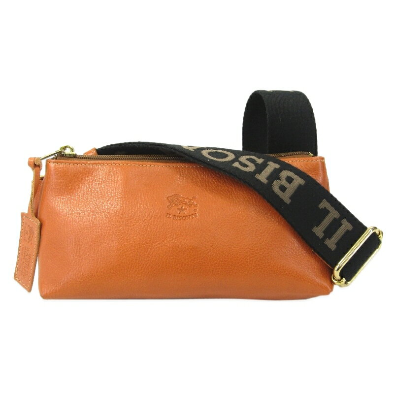 樂天商城 - 【中古】美品 IL BISONTE イルビゾンテ ベルトバッグ 54_1_54202300911 牛革 イタリア製 キャメル バッグ 鞄 61004772