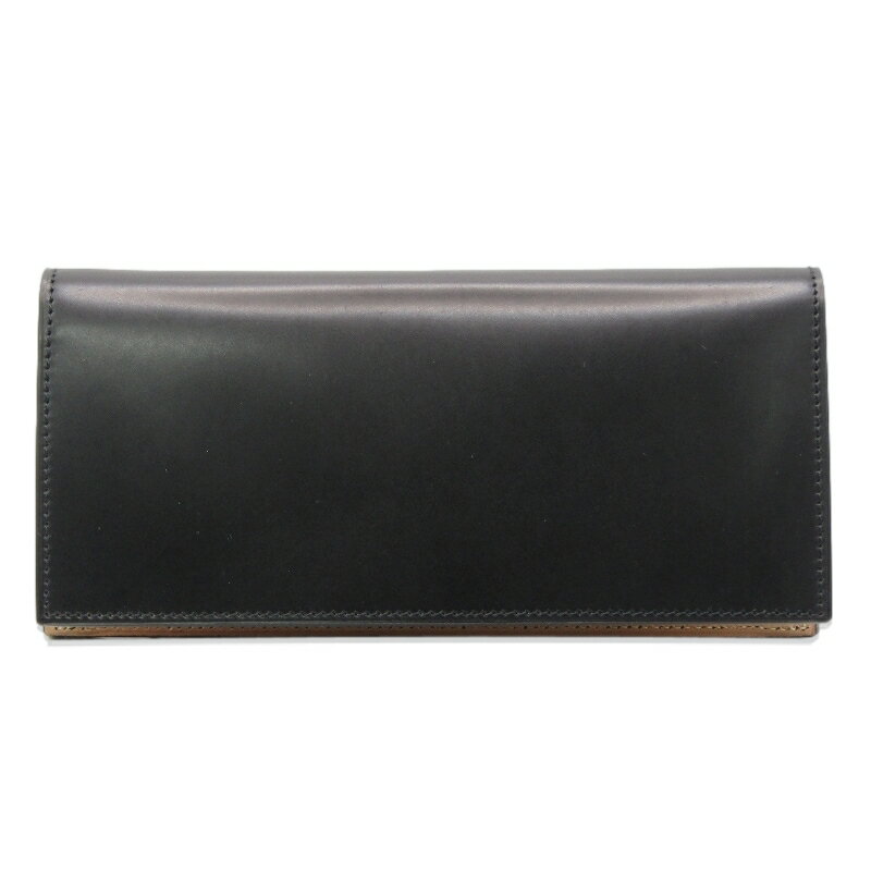 樂天商城 - 【中古】未使用 Flathority フラソリティ 長財布 FM701 水染 オイルコードバン waterOil Cordovan Long Wallet 国産 ブラック 黒 レザー 61004781