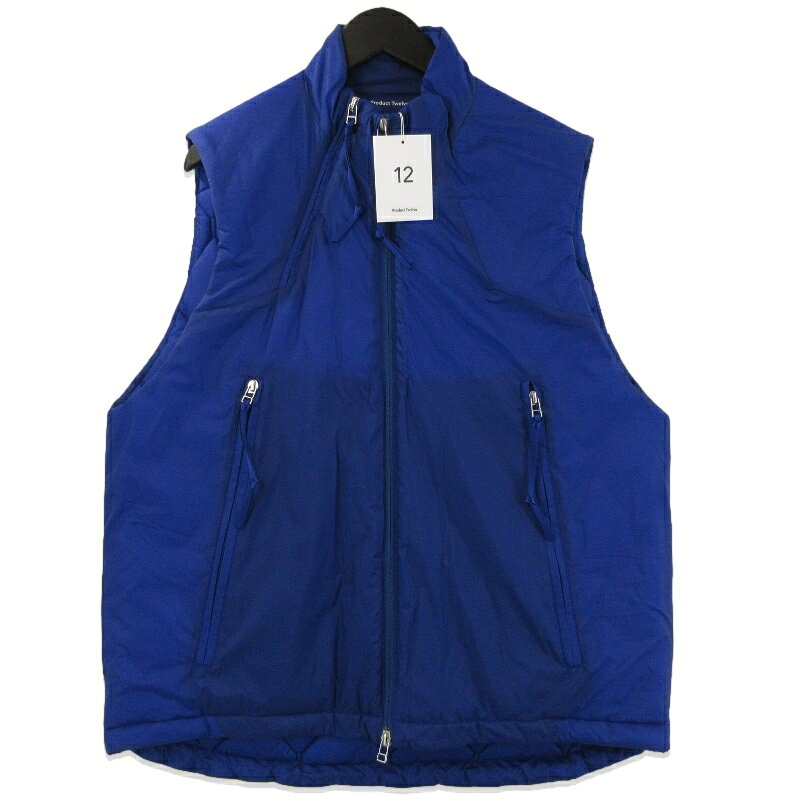 樂天商城 - 【中古】未使用 PRODUCT TWELVE プロダクトトゥエルブ Primaloft Puffer Vest 24AW-PVE01 ベスト 中綿 ナイロンリップストップ ブルー 2メンズ 71015074