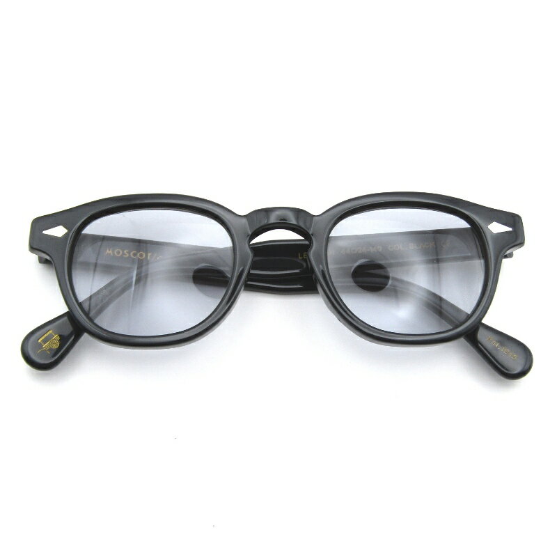【中古】MOSCOT モスコット メガネフレーム LEMTOSH 44 中国製 レムトッシュ ボスリントン ボストン/ウェリントン BLACK メガネ 眼鏡 サングラス 65009838