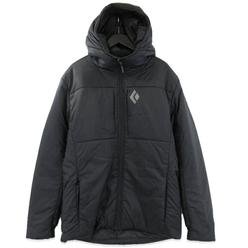 Rakuten - 【中古】美品 Black Diamond ブラックダイヤモンド スタンスビレイパーカー ThermoLite Stance Belay Parka ブラック 黒 Mサーモライト 中綿ジャケットメンズ 71015117